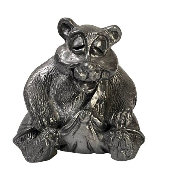 Disney Big Al Country Bear Jamboree Metal Figurine Disneyland 1974 Signed Heavy - Picture 2 of 12